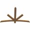 Ekena Millwork Alberta Smooth Timber Gable Bracket, Western Red Cedar, 60"W x 40"H x 1 1/2"D x 3 1/2"F, 16/12 Pitch GBW060X40X0204ALB00SWR - alternate 5